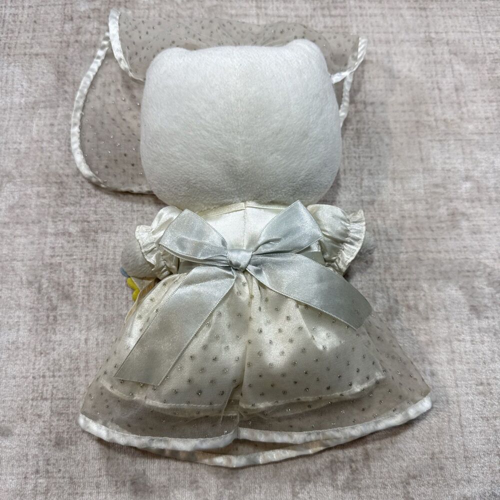 VTG Y2K Sanrio Hello Kitty, Wedding Bride Plush Toy Plushie Collab w. Mac Donald - Picture 8 of 9
